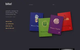 Bite Design homepage website preview