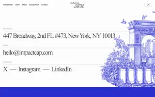 Social Impact Capital homepage website preview