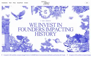 Social Impact Capital homepage website preview