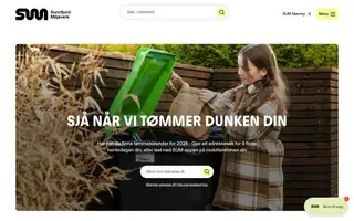Sunnfjord Miljøverk homepage website preview