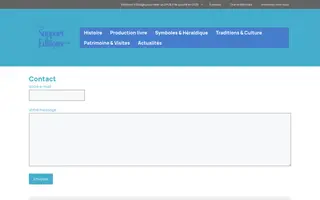 Support Editions homepage website preview