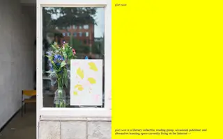 Plot Twist homepage website preview