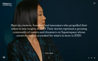 Makers & Dreamers homepage website preview