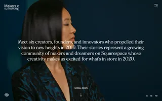Makers & Dreamers homepage website preview