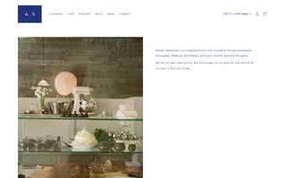 Atelier September homepage website preview