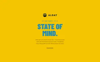 Alday homepage website preview