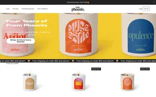 From Phoenix homepage website preview