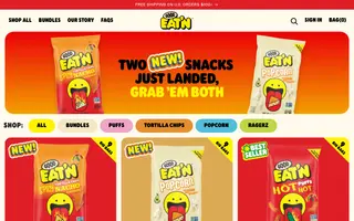 Good Eat’n homepage website preview