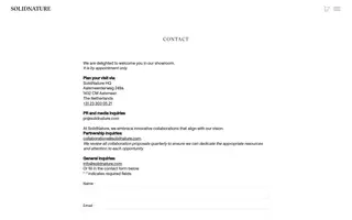 SolidNature homepage website preview
