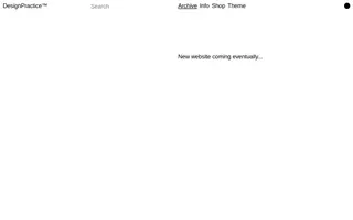 DesignPractice homepage website preview