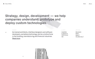Dixon & Moe homepage website preview