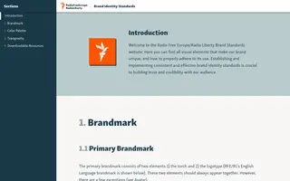 Radio Free Europe / Radio Liberty homepage website preview