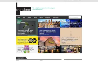 Transform homepage website preview