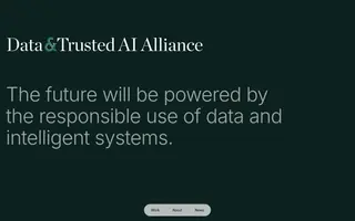 Data and Trust Alliance homepage website preview