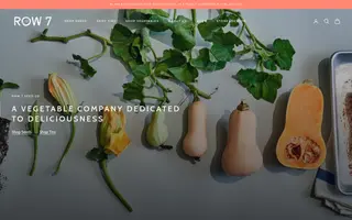 Row 7 Seed Company homepage website preview