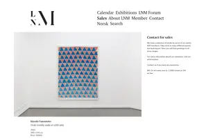 LNM homepage website preview