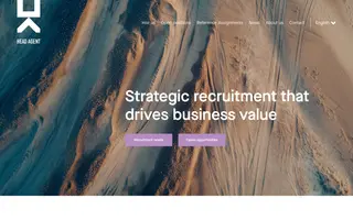 Head Agent homepage website preview