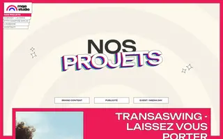 Mojo Studio homepage website preview
