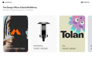 David McGillivray homepage website preview
