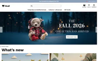 Steiff homepage website preview