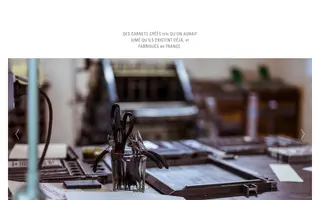 Calepino homepage website preview