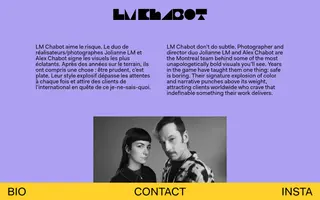 LM Chabot homepage website preview