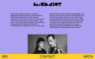 LM Chabot homepage website preview