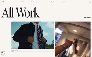 Curb homepage website preview