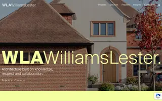 Williams Lester homepage website preview