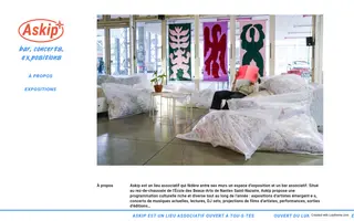 Askip homepage website preview