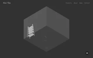 Co / Ca homepage website preview