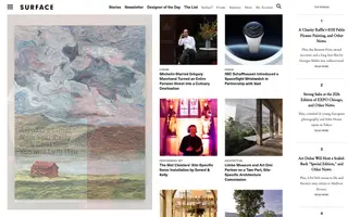 Surface homepage website preview
