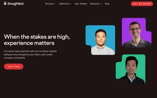 thoughtbot homepage website preview