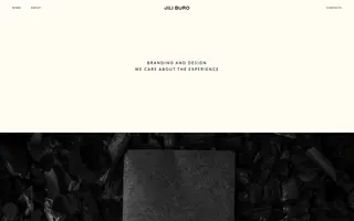 Jili Buro homepage website preview