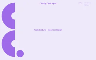 Clarity Concepts homepage website preview