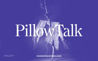Pillowtalk homepage website preview