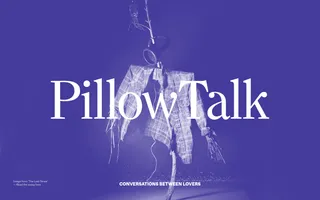 Pillowtalk homepage website preview