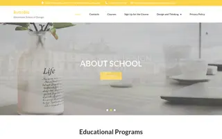 ButtoBiz homepage website preview