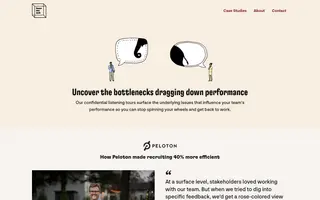 Hear Me Out homepage website preview