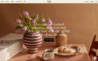 Note homepage website preview