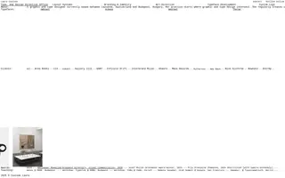 Laura Csocsán homepage website preview