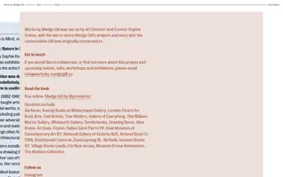 Works by Madge Gill homepage website preview