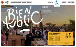 Bien Public homepage website preview