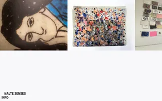 Malte Zenses homepage website preview