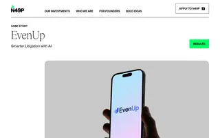 N49P homepage website preview