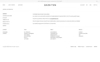 Gezeiten homepage website preview