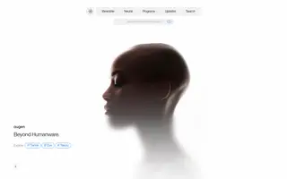 Augen Pro homepage website preview