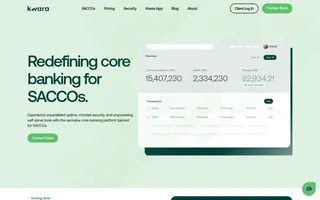 Kwara homepage website preview