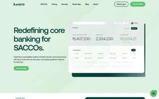 Kwara homepage website preview