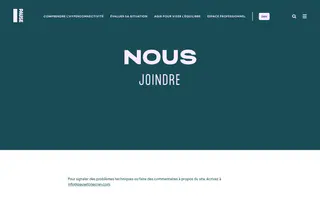PAUSE homepage website preview